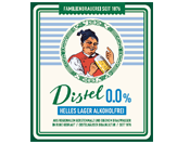 Distel 0.0%: Voller Geschmack mit 0,0 % Alkohol