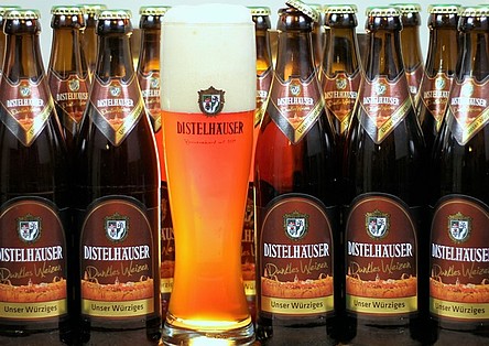 Silber für das dunkle Hefeweizen von Distelhäuser